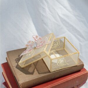 Sheer Organza Butterfly Trinket Box
